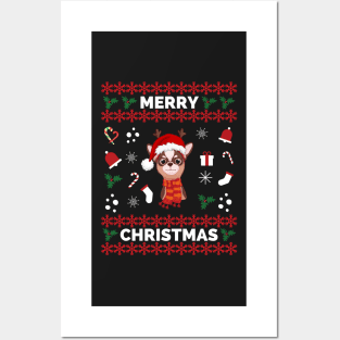 Chihuahua Funny Holiday Christmas - Chihuahua Funny Holiday Christmas Celebration - Chihuahua Lover Gifts Posters and Art